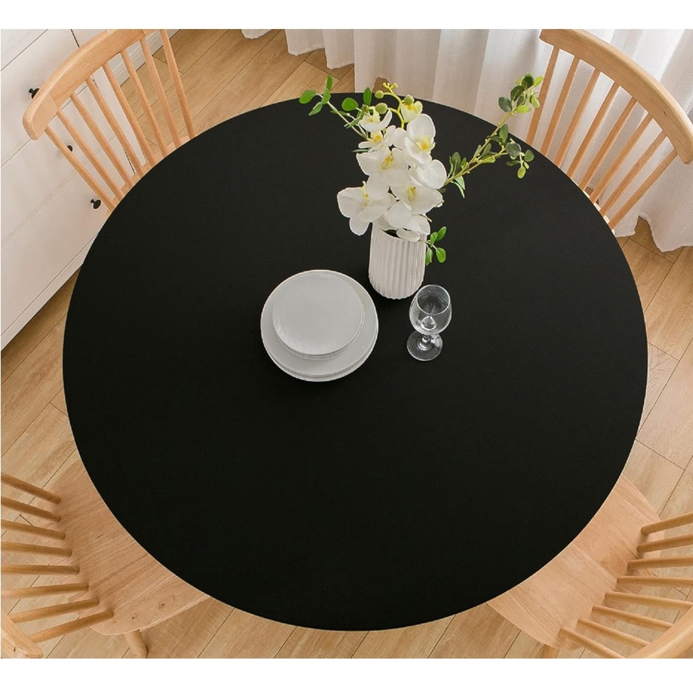 - 5ft Fitted Round Tablecloth Spandex Stretch